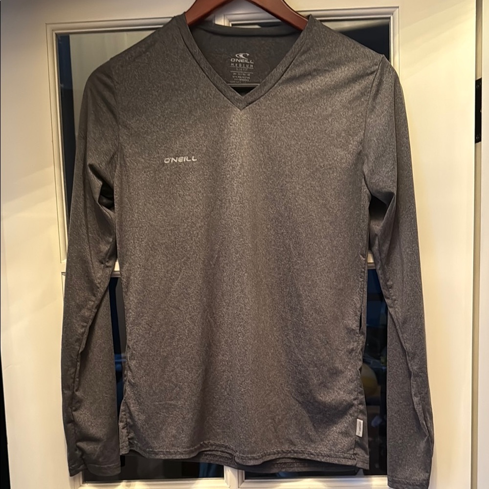O'Neill Gray Long Sleeve rash guard